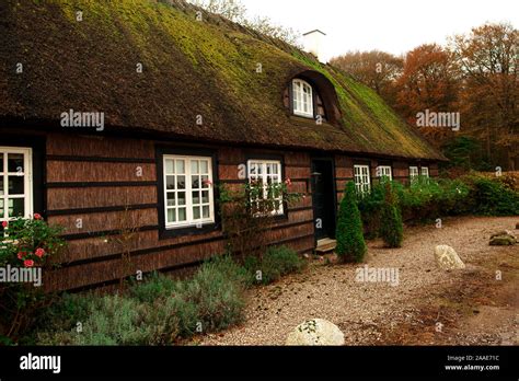 Traditional Danish Farm House Or Rural Agriculture Building