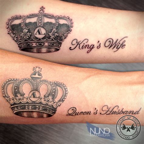 update more than 88 couple tattoos king and queen best vn