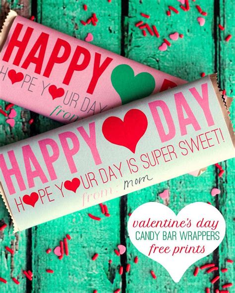 These candy bar wrappers are the perfect gift for coworkers, teachers, and neighbors. 50+ Valentines Day Ideas & Best Love Gifts | Free ...