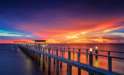 Pier Wallpaper And Background Image 3840x1024 Images And Photos Finder
