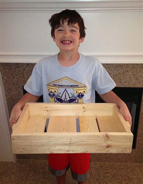 The arrowheads and feathers were cut on my cnc machine. Cub Scout Wood Projects: Build a Tray