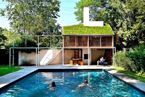 Benefits of house plans with pool amenities. A Sod-Roofed Pool House in East Hampton - WSJ