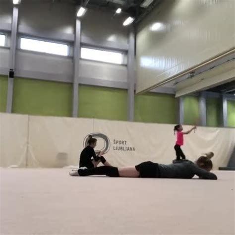 Rhythmic Gymnast Throws Ball In Air And Hits Face Jukin Licensing