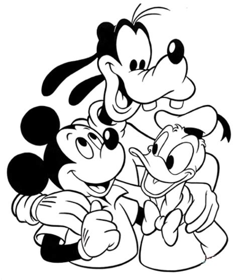 Dibujos Para Colorear Mickey Mouse Imprimible Gratis Para Los Niños