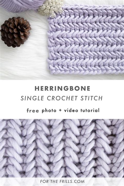 Learn How To Crochet The Herringbone Single Crochet With This Step By
