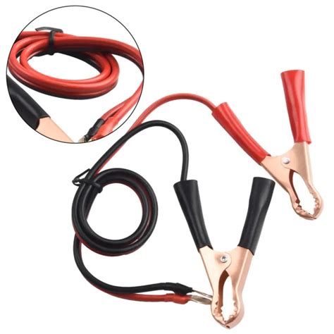 Car 50amp Battery Inverter Wire Power Transfer Cable Alligator Clip Set Of 2 1302 Picclick Au