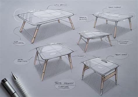 Pin By Marius On My Design Sketches Furniture Design Sketches Table