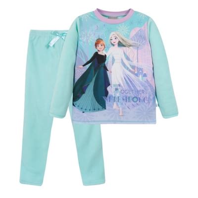 DISNEY Pijama Niña Polar Verde Disney Frozen falabella com