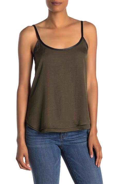 Kenneth Cole New York Double Layer Satin Cami Tank Nordstrom Rack