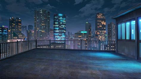 Artstation City Anime Background Art Ford Nguyen Ilustración De