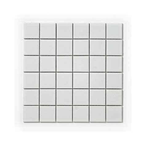 White Square Tiles Matt White Mosaic Wall And Floor Tile