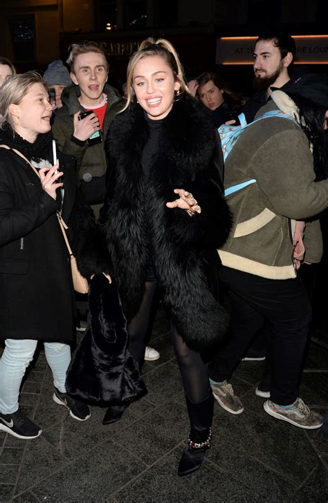 Miley Cyrus Greets Fans At Capital Radio In London 12072018