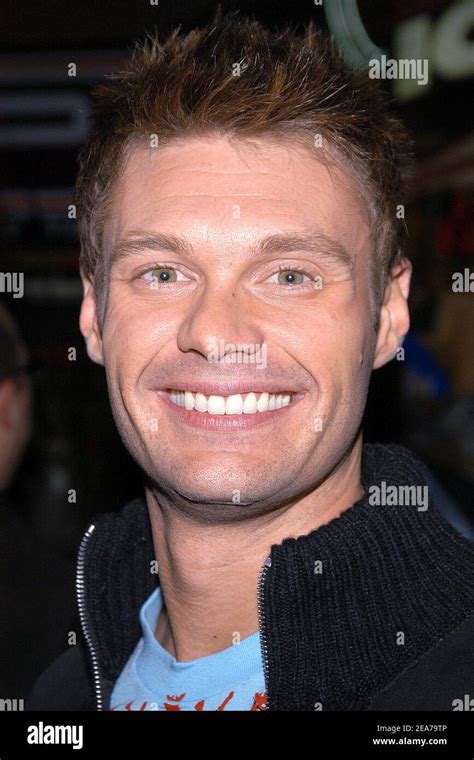 American Idol Host Ryan Seacrest Appears January 8 2004 At The Launch