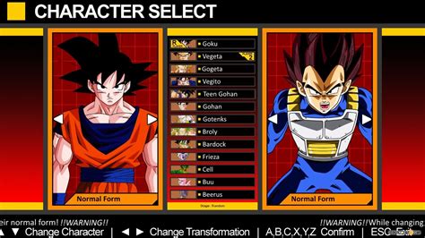 Original bloody fighting game based on m.u.g.e.n. Dragon Ball Z Extreme Mugen - Download - DBZGames.org