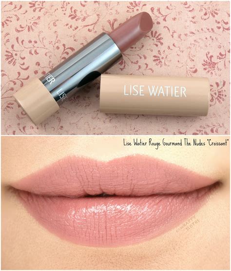 Cafe Nudes Lise Watier Rouge Gourmand The Nudes Lipstick Review And