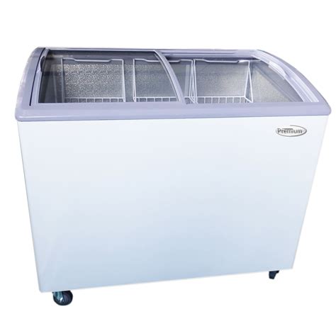 7.4 cu. ft. Chest Freezer with Curved Glass Top in White - Walmart.com