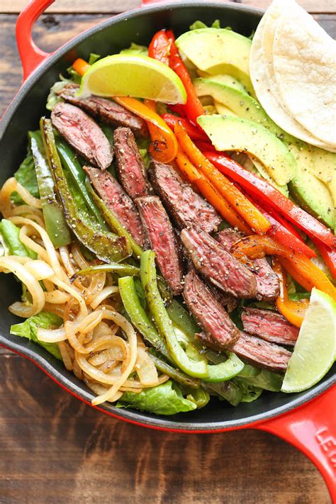 Steak Fajita Salad Damn Delicious