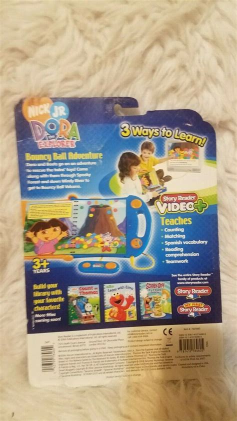 Story Reader Video Plus Dora The Explorer Bouncy Ball Adventure Ebay
