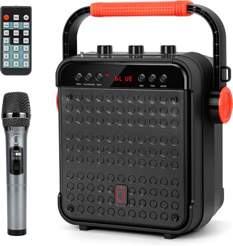 Buy Jyx Portable Karaoke Machine With 2 Wireless Microphones Bluetooth