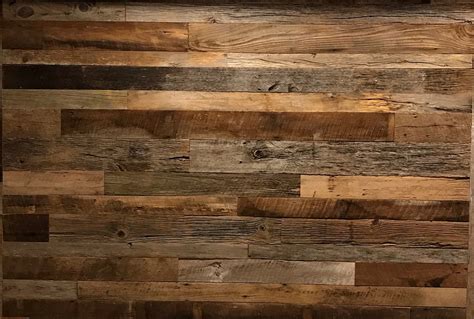 Reclaimed Barnwood Wall Planks Browngray Mix Rustic