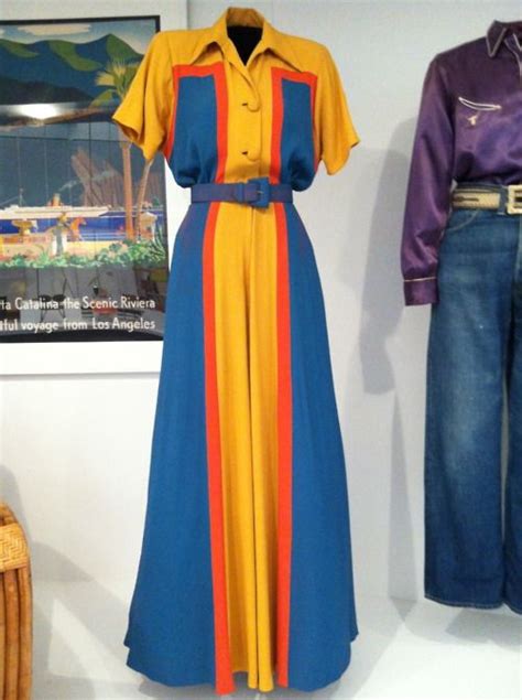1940 Addie Masters Hostess Pajamas Fashion Western Fashion 1940s