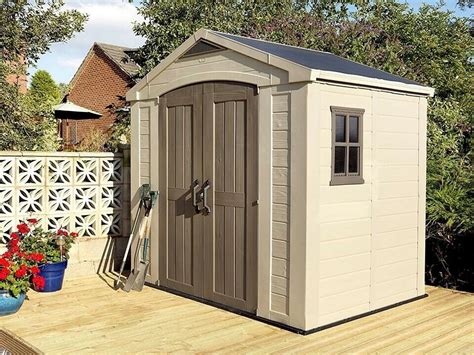 With lifetime sheds, you not only get a heavy duty outdoor storage building, you get an attractive garden shed that will complement your yard. New Keter Factor 8 x 6 feet Outdoor Plastic Garden Storage Shed Free Delivery and Assembly | in ...