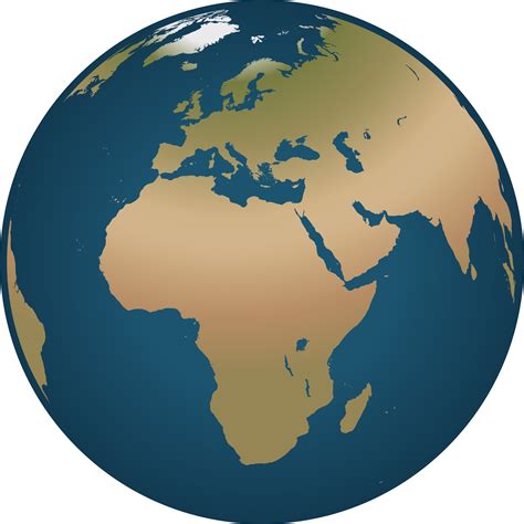 Clipart Globe Facing Europe And Africa