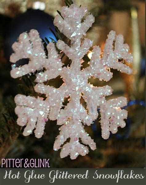 Hot Glue Snowflake Ornament Tutorial By Tamara Christmas Ornaments