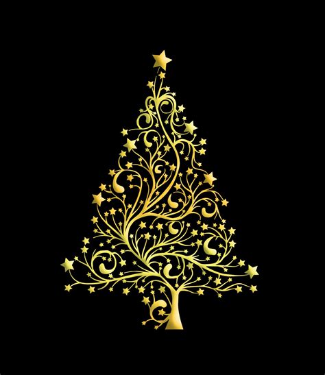 Christmas Tree Gold Free Stock Photo Public Domain Pictures