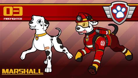 Paw Patrol 2033 Marshall By Nobodyherewhatsoever On Deviantart