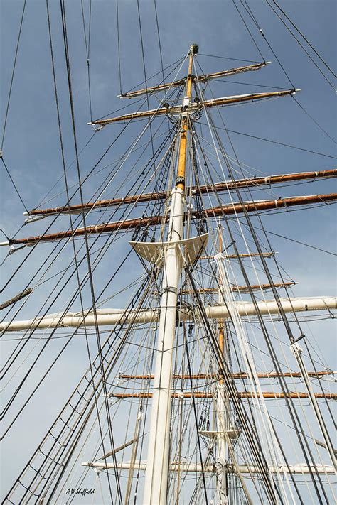 Tall Ship Mast Photograph By Allen Sheffield Pixels