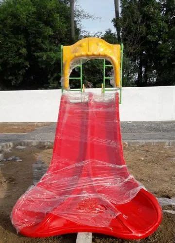 Red Fibreglass Frp Twin Slide For Outdoor Age Group 3 To 12 Year At