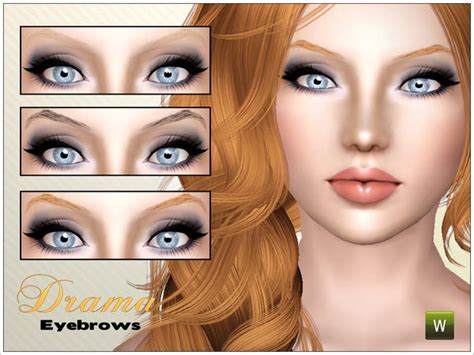 My Sims 3 Blog Icedsims Drama Eyebrows