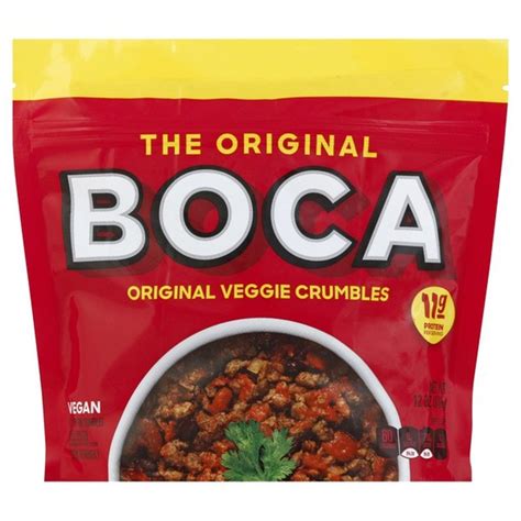 Boca Original Veggie Crumble 12 Oz Instacart