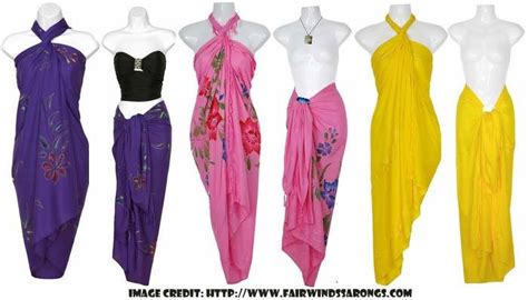 Four Sarong Styles That Make Stunning Outfits