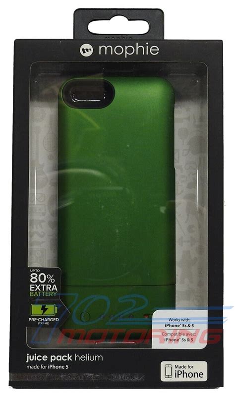 Mophie Juice Pack Helium Battery Case For Iphone 55s Green 80 Extra