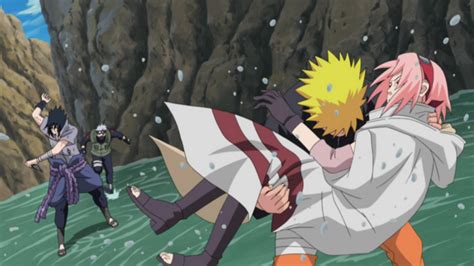 Image Naruto Saves Sakurapng Narutopedia Fandom Powered By Wikia