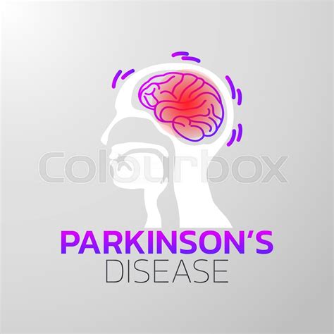 Parkinsons Disease Icon Design Stock Vector Colourbox