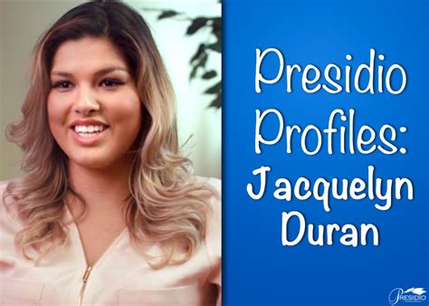 Has been set up 4/10/1989 in state fl. Presidio Profiles: Jacquelyn Duran - Presidio Insurance