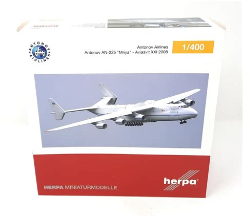 Airplane Herpa Wings 1400 Antonov Airlines An 225