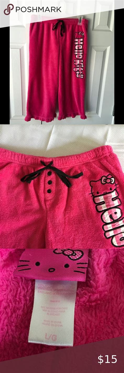 Hello Kitty Girls Pink Pajama Bottom Pink Pajama Pants Pink Pajamas