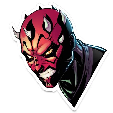 1450 Darth Maul Darthmaul Starwars Sticker Sith Jedi