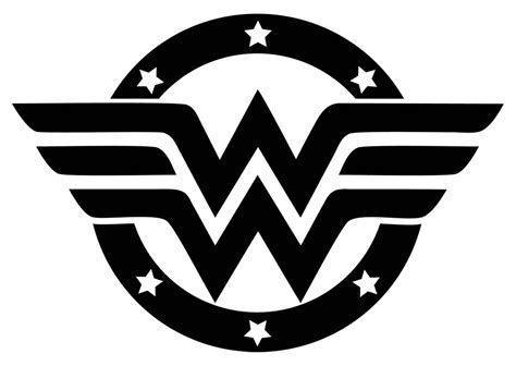 Wonder Woman Logo Decal Etsy