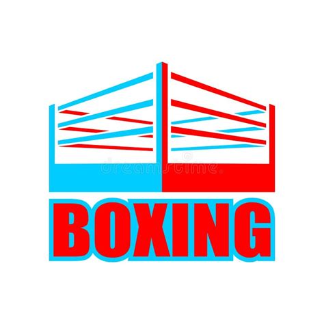 Boxing Ring Sign Symbol Boxing Icon Vector Illustration Stock Vector