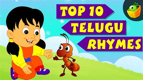 Top 10 Telugu Rhymes Telugu Nursery Rhymes For Kids Hd Animated