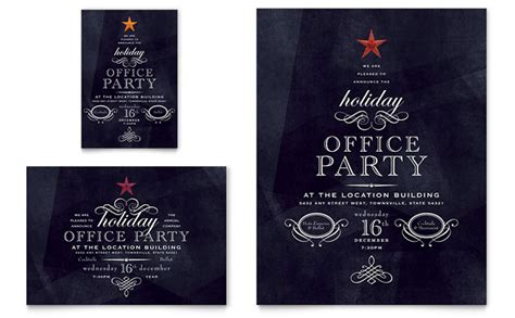 christmas party graphic design ideas inspiration