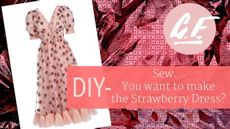 Sew You Want To Make The Strawberry Dress All The Fabrics Patterns And Techniques Youll