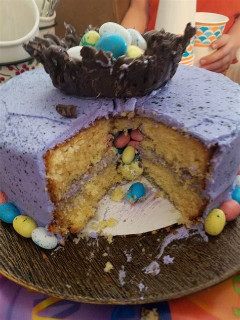 Speckled Egg Cake I Made For My Granddaughter Marissas Birthday