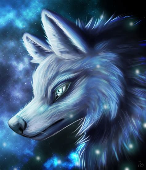 Galaxy Wolf By Imazartz On Deviantart