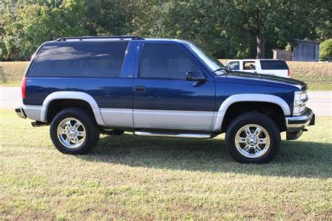 1999 Chevrolet 2 Door Tahoe 8000 Or Best Offer 100124294 Custom
